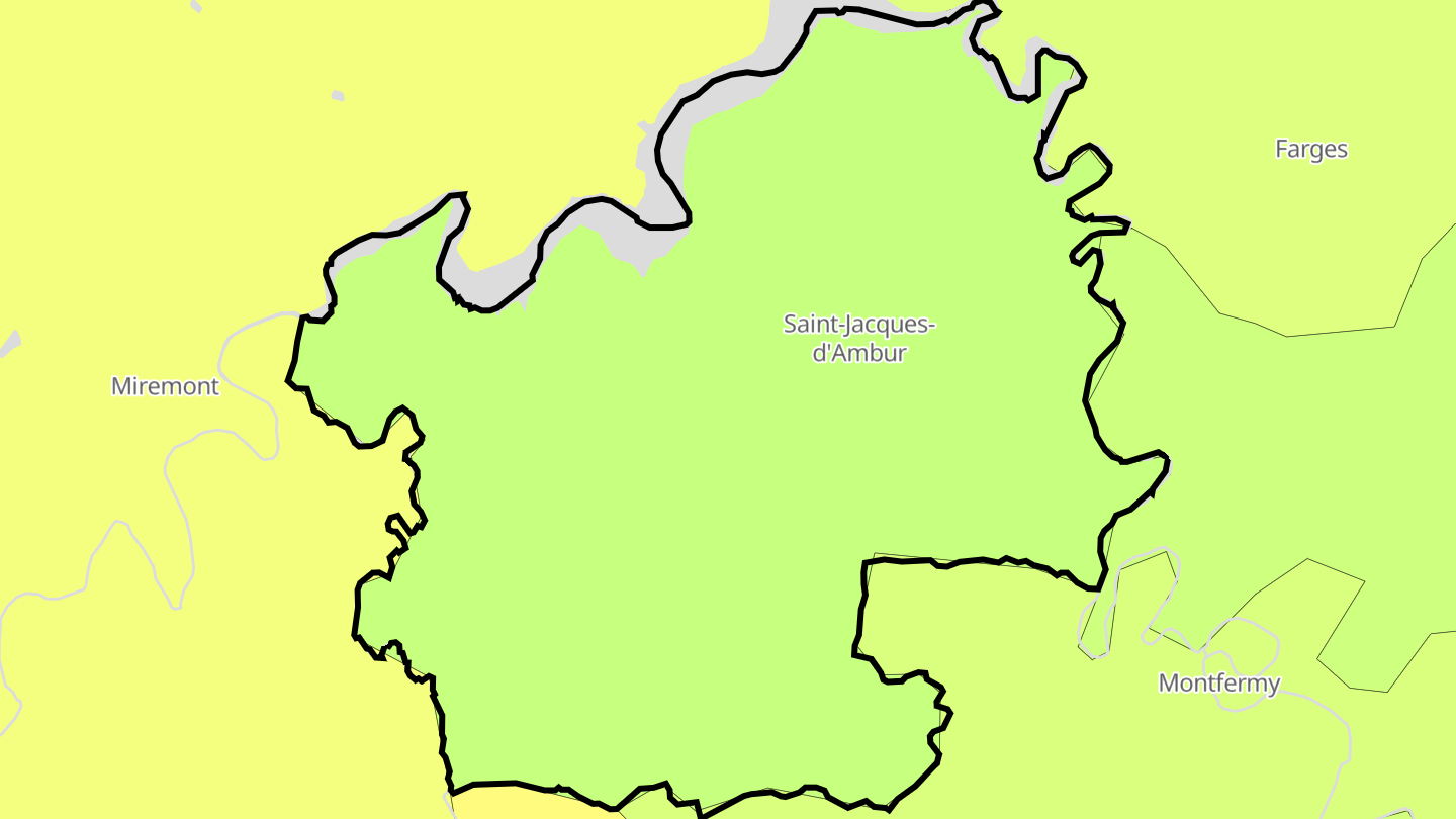 Carte des prix de l'immobilier Saint-Jacques-d'Ambur