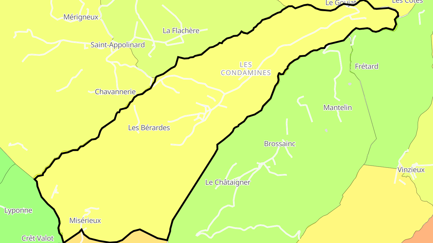 Carte des prix de l'immobilier Saint-Jacques-d'Atticieux
