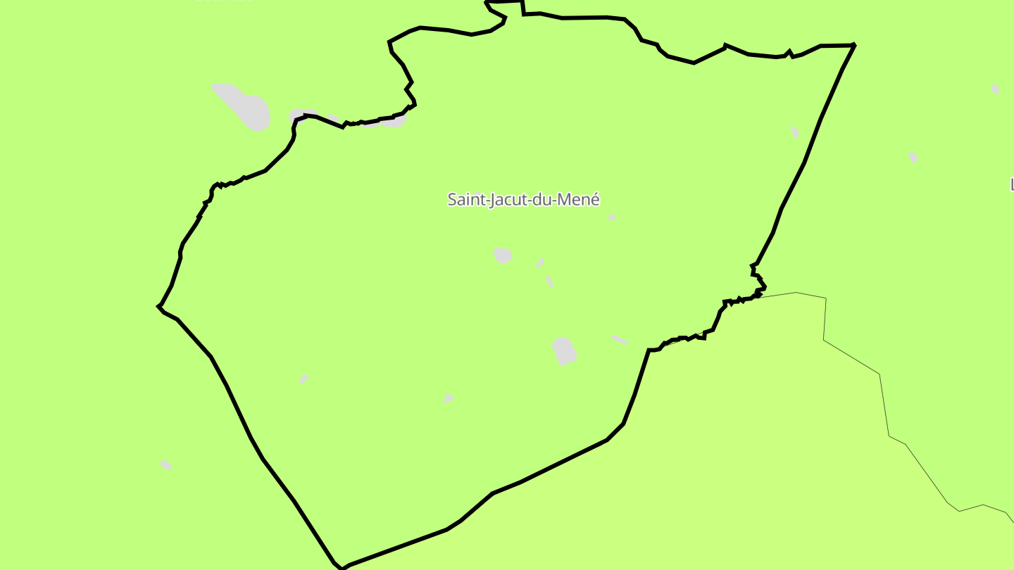 Carte des prix de l'immobilier Saint-Jacut-du-Mené