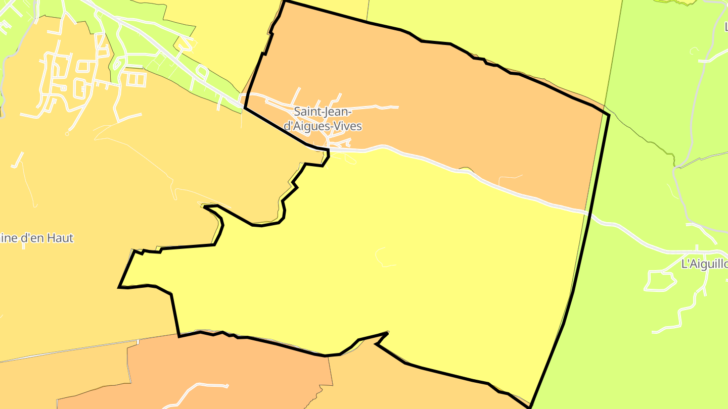 Carte des prix de l'immobilier Saint-Jean-d'Aigues-Vives