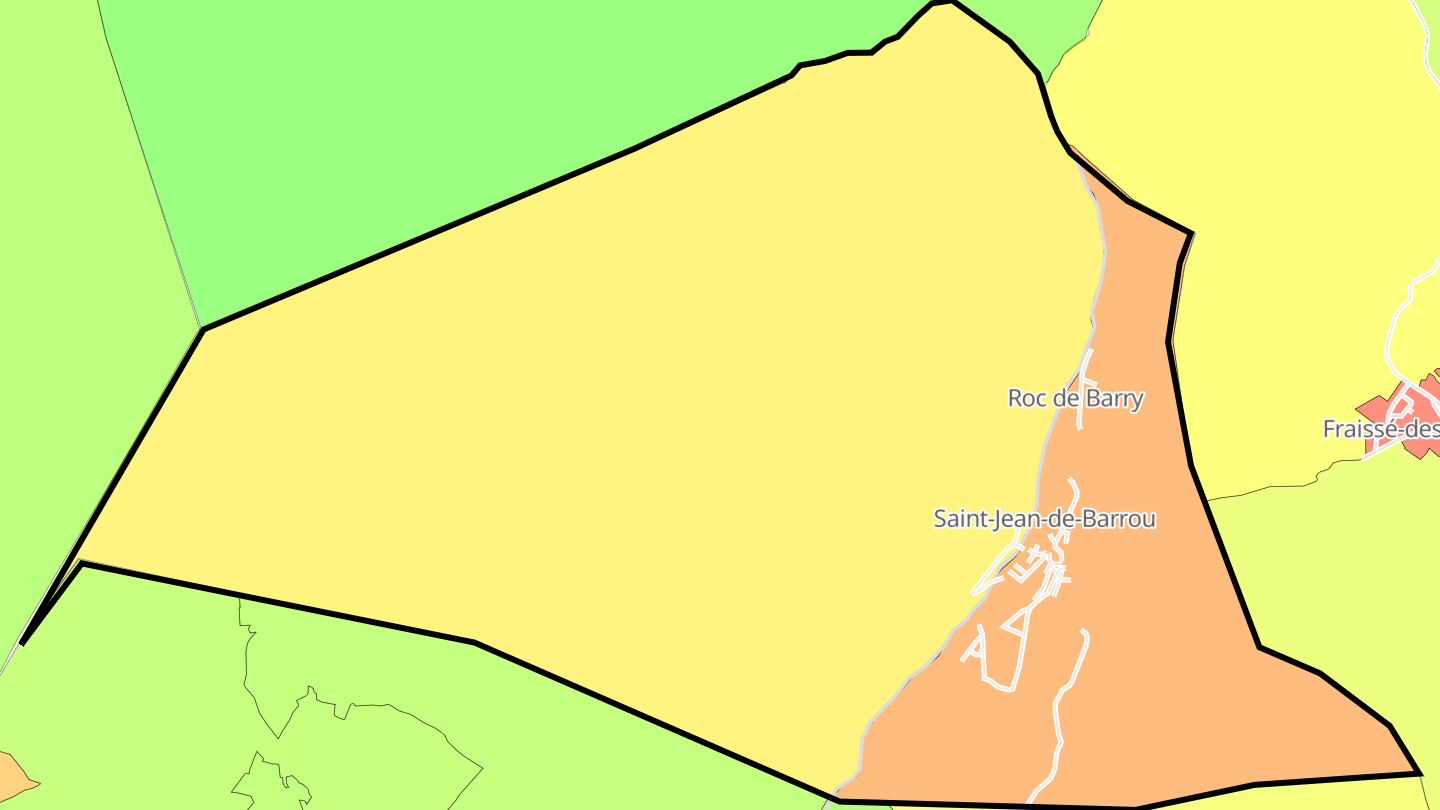 Carte des prix de l'immobilier Saint-Jean-de-Barrou
