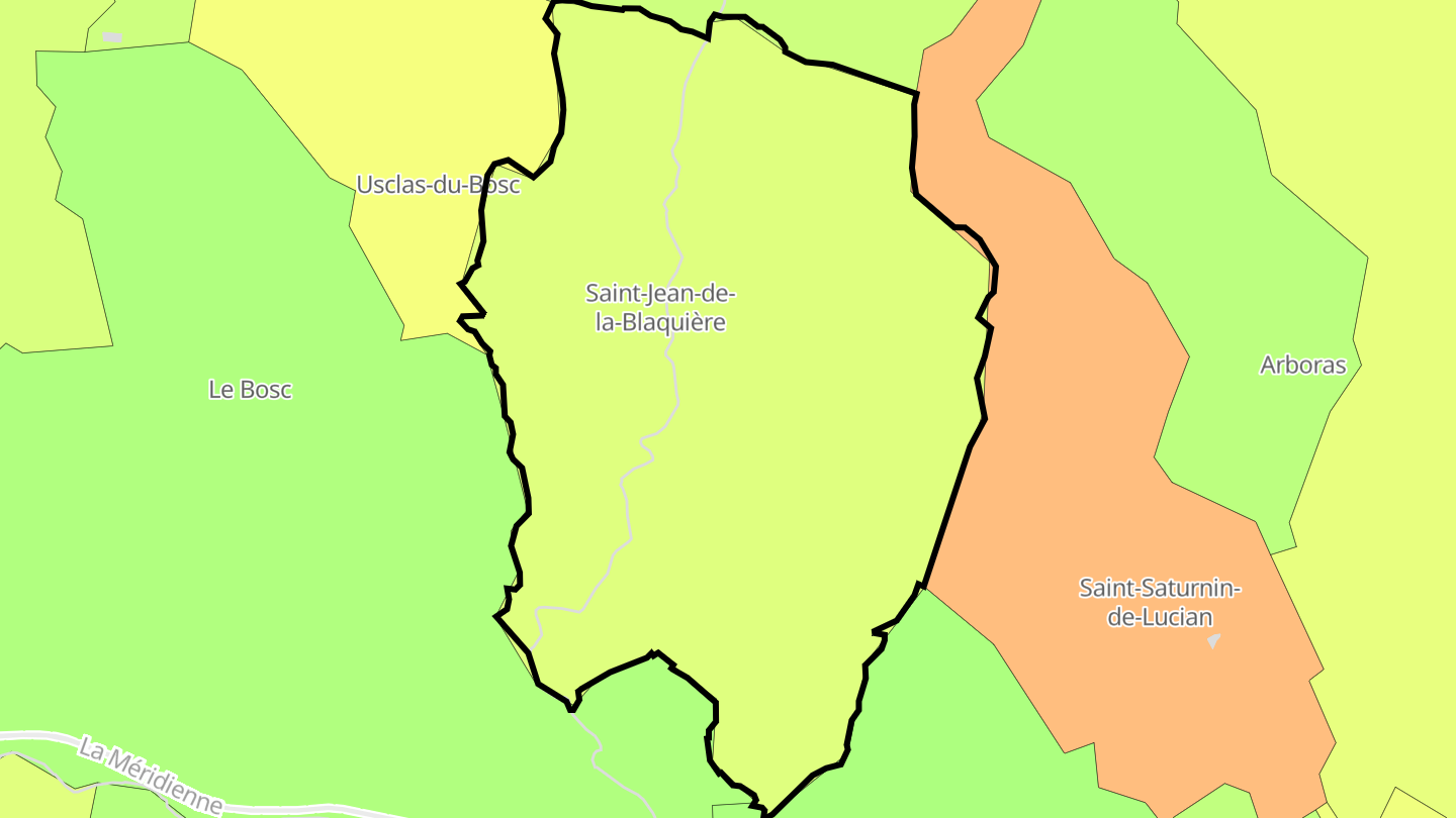 Carte des prix de l'immobilier Saint-Jean-de-la-Blaquière