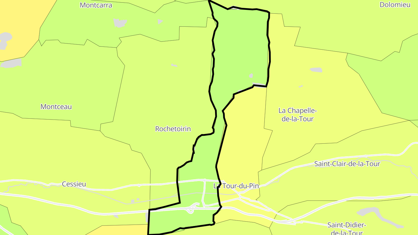 Carte des prix de l'immobilier Saint-Jean-de-Soudain
