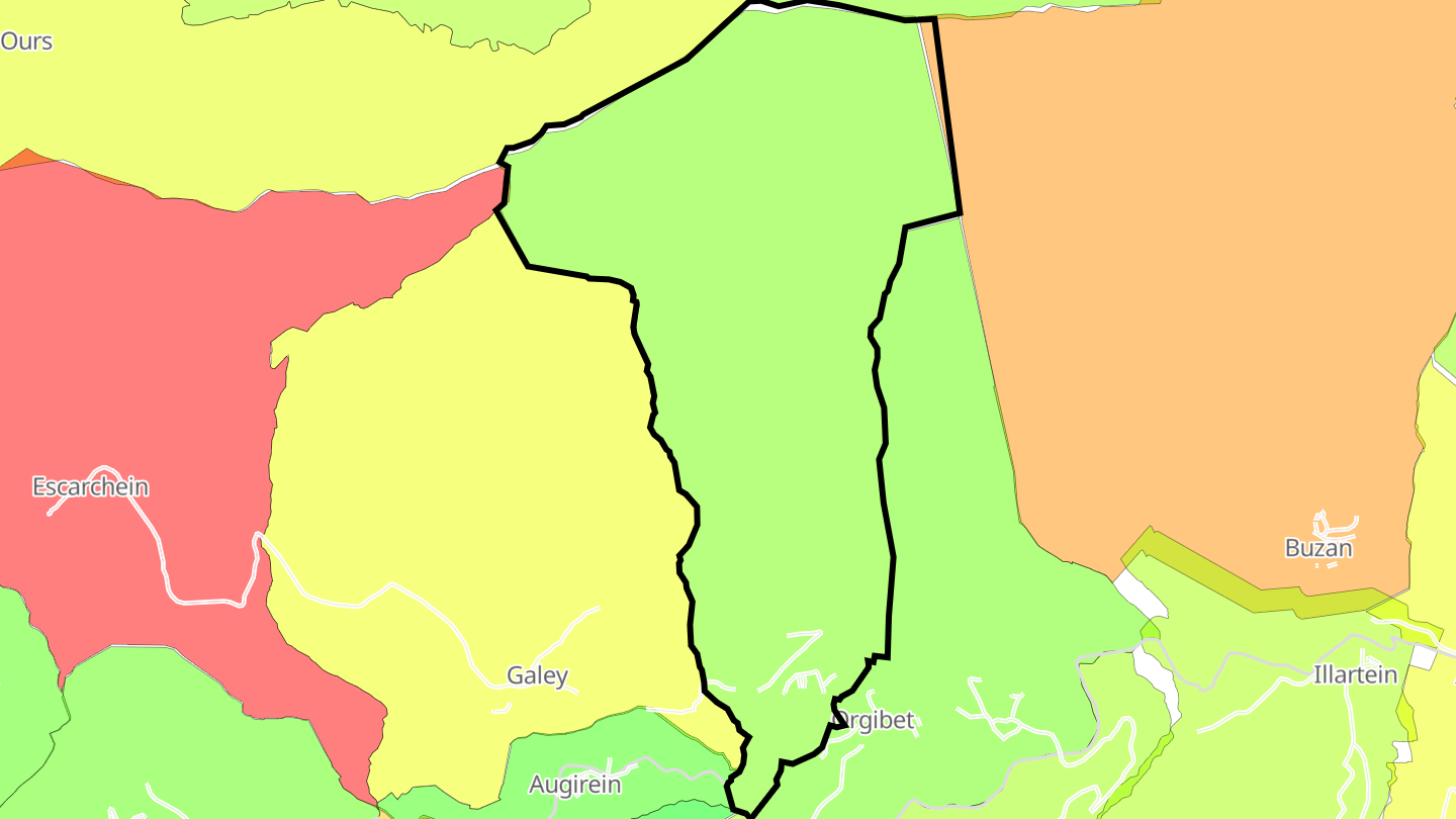 Carte des prix de l'immobilier Saint-Jean-du-Castillonnais