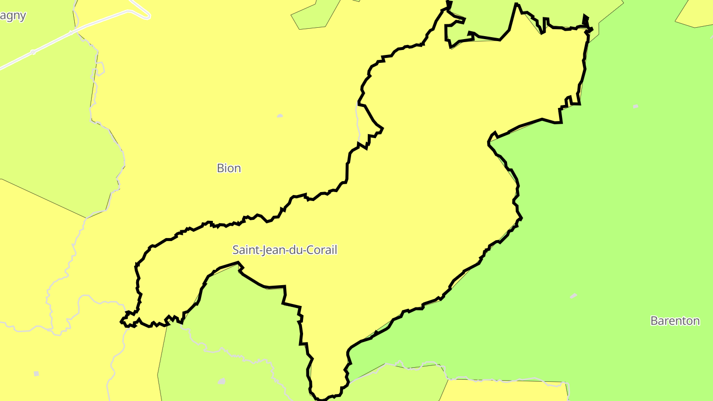 Carte des prix de l'immobilier Saint-Jean-du-Corail