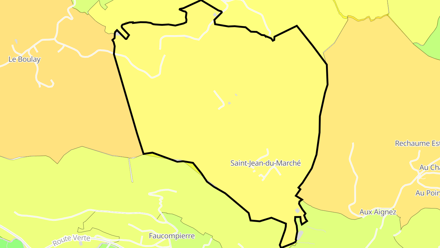 Carte des prix de l'immobilier Saint-Jean-du-Marché