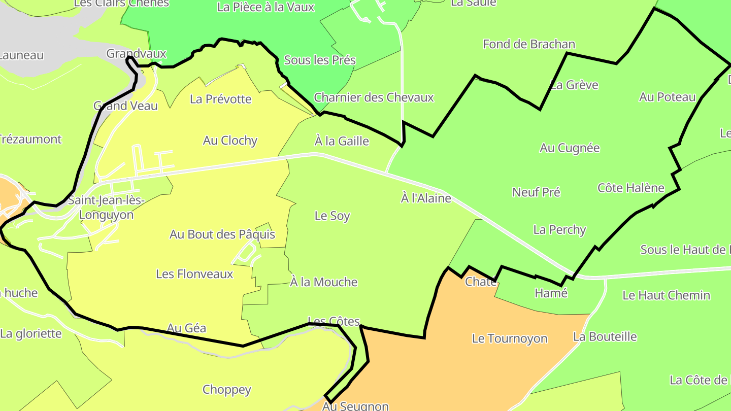 Carte des prix de l'immobilier Saint-Jean-lès-Longuyon