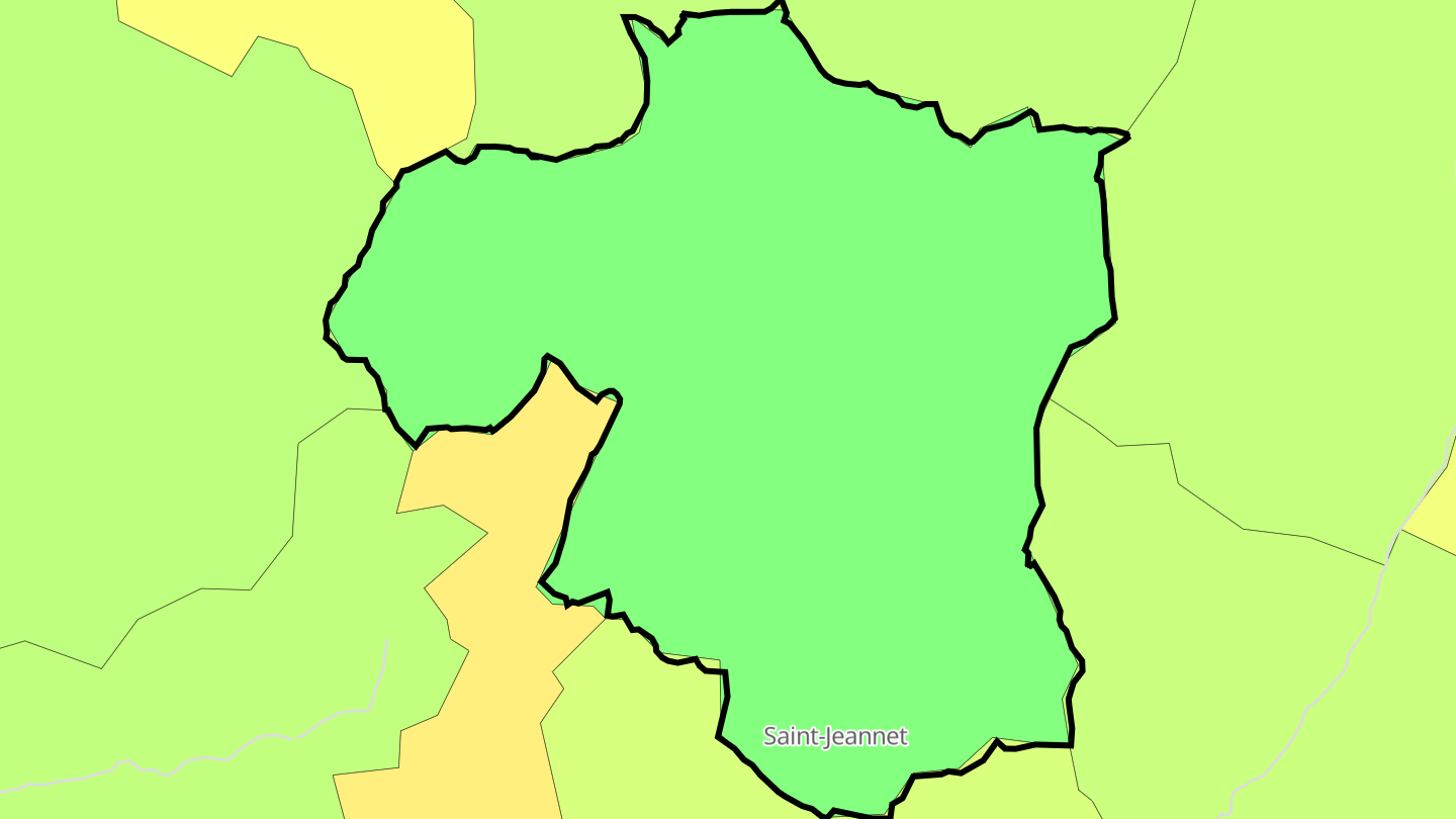 Carte des prix de l'immobilier Saint-Jeannet