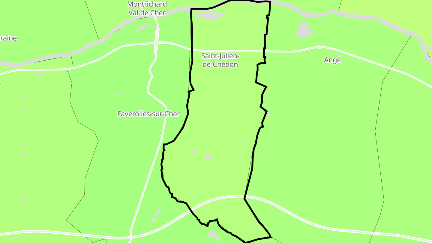 Carte des prix de l'immobilier Saint-Julien-de-Chédon