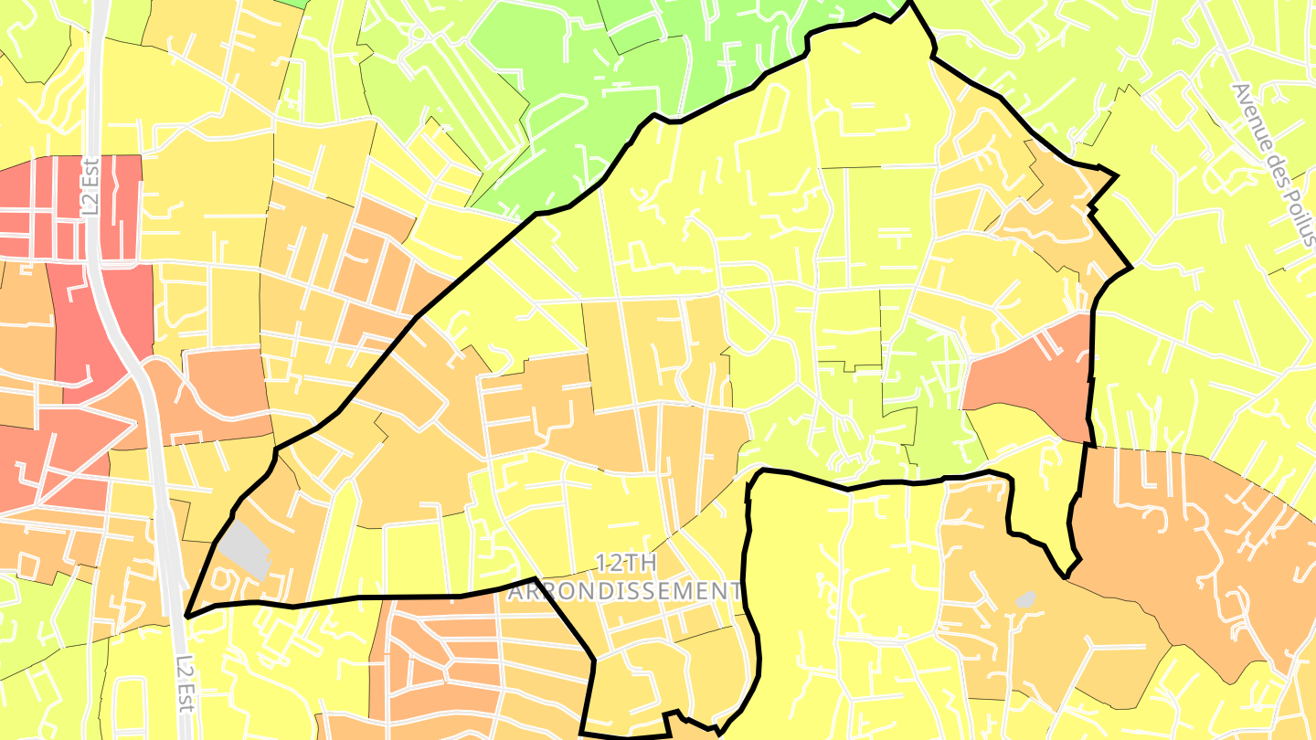 Carte des prix de l'immobilier Saint-Julien