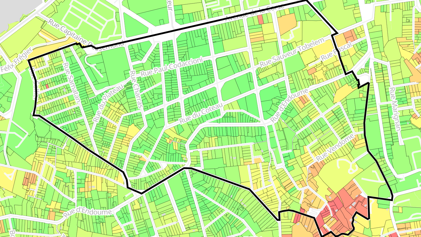 Carte des prix de l'immobilier Saint-Lambert