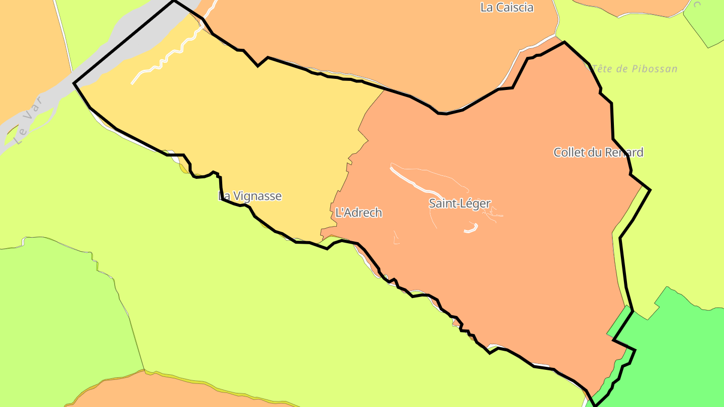 Carte des prix de l'immobilier Saint-Léger