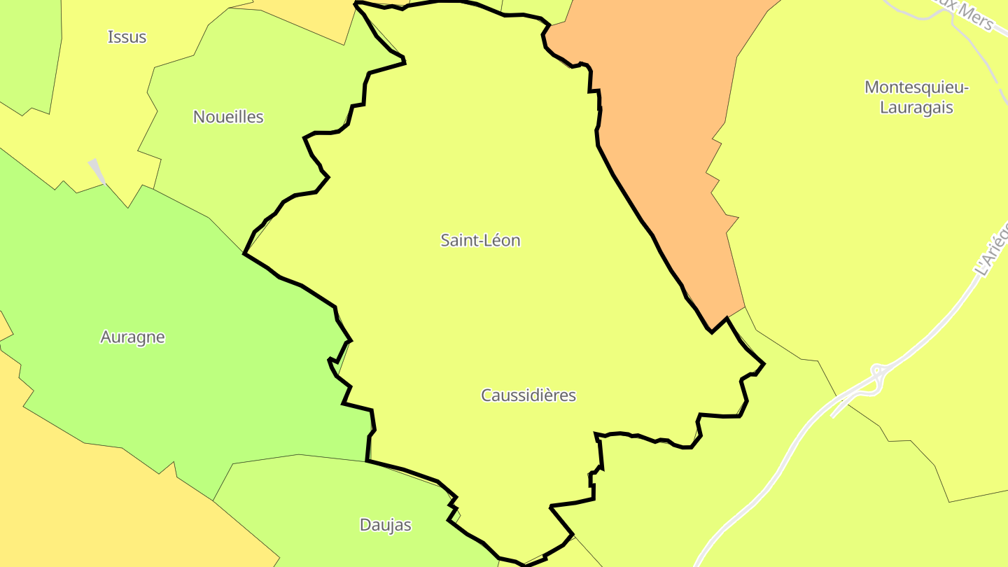 Carte des prix de l'immobilier Saint-Léon