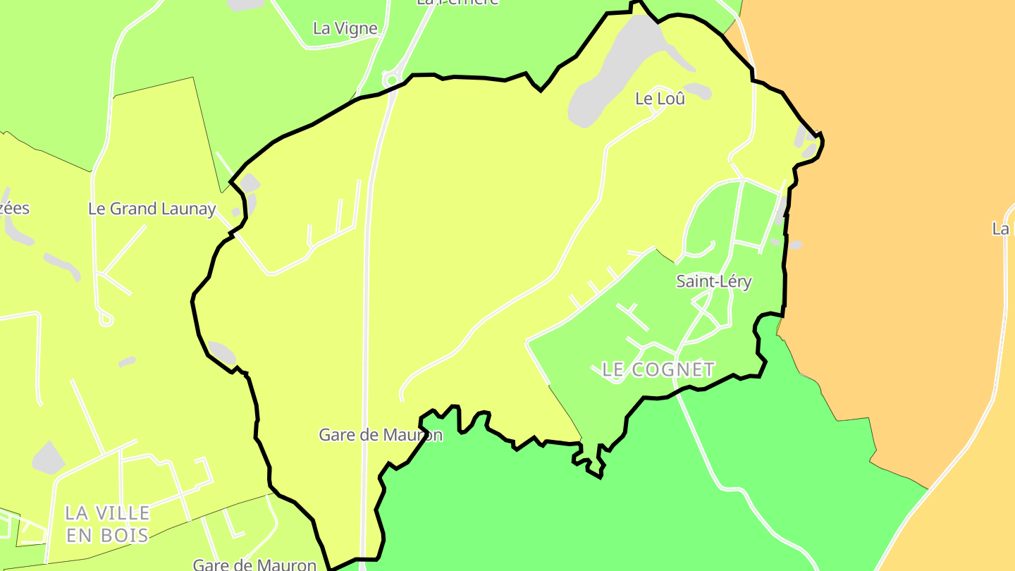 Carte des prix de l'immobilier Saint-Léry