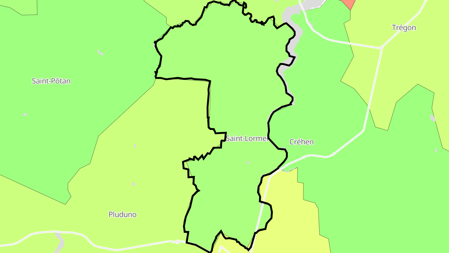 Carte des prix de l'immobilier Saint-Lormel