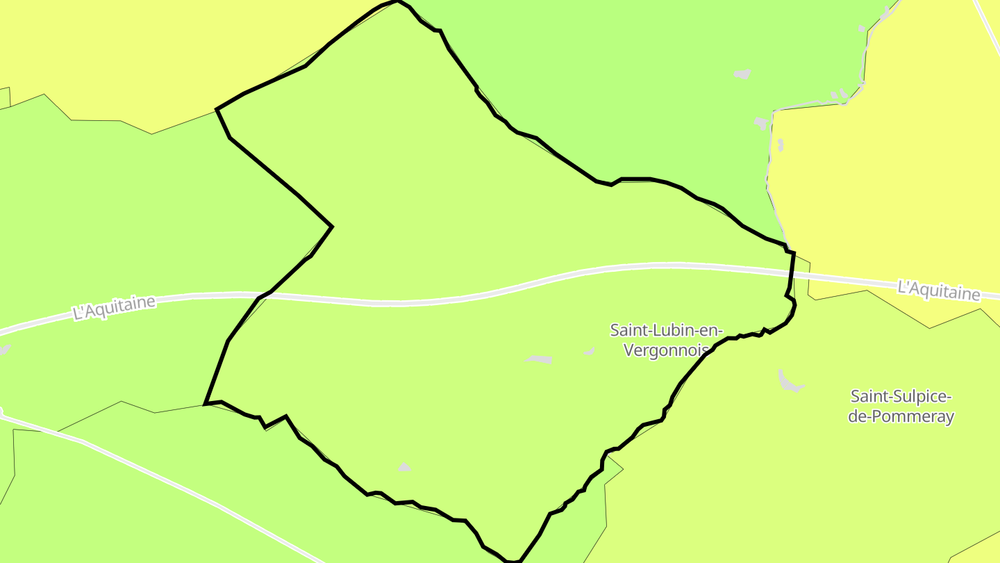 Carte des prix de l'immobilier Saint-Lubin-en-Vergonnois