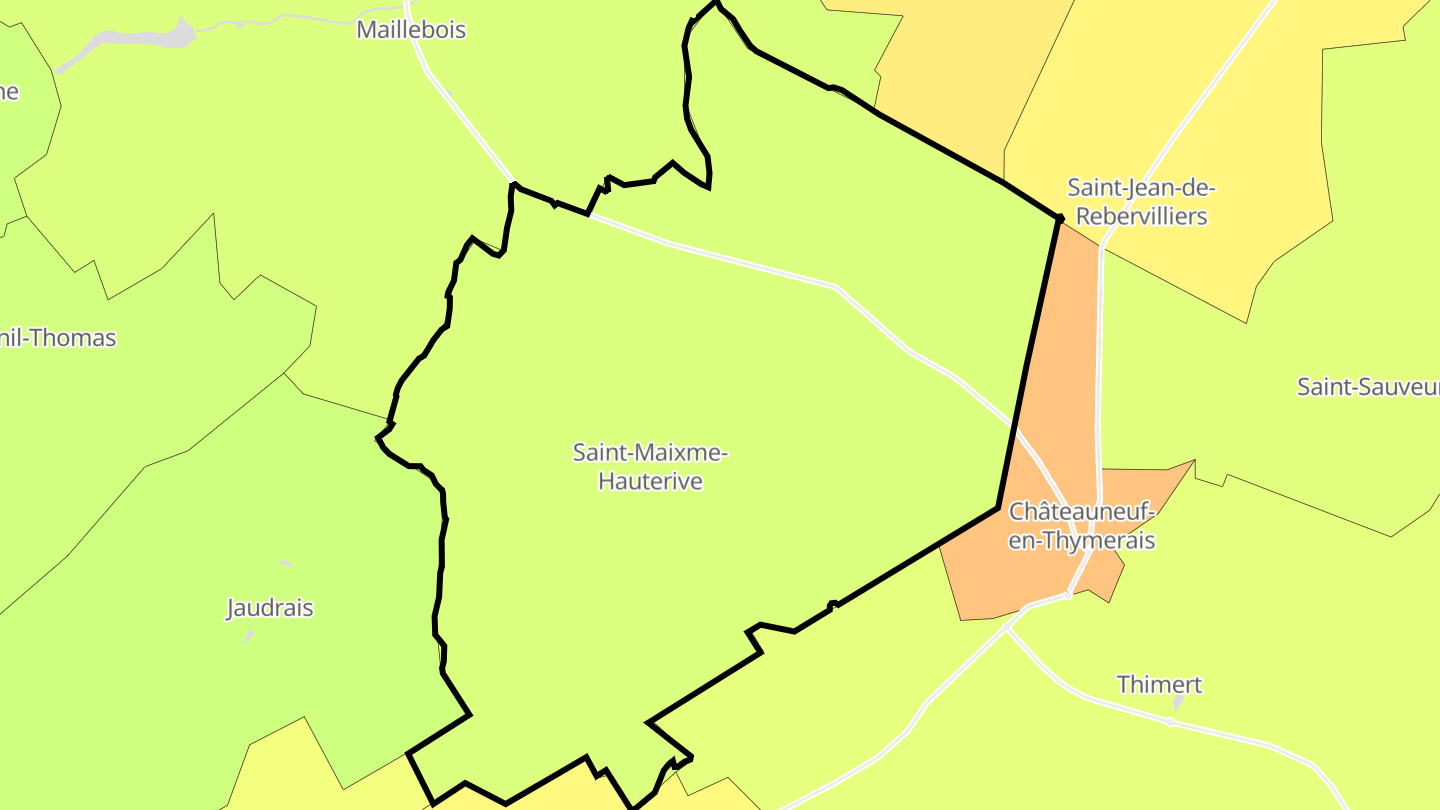 Carte des prix de l'immobilier Saint-Maixme-Hauterive