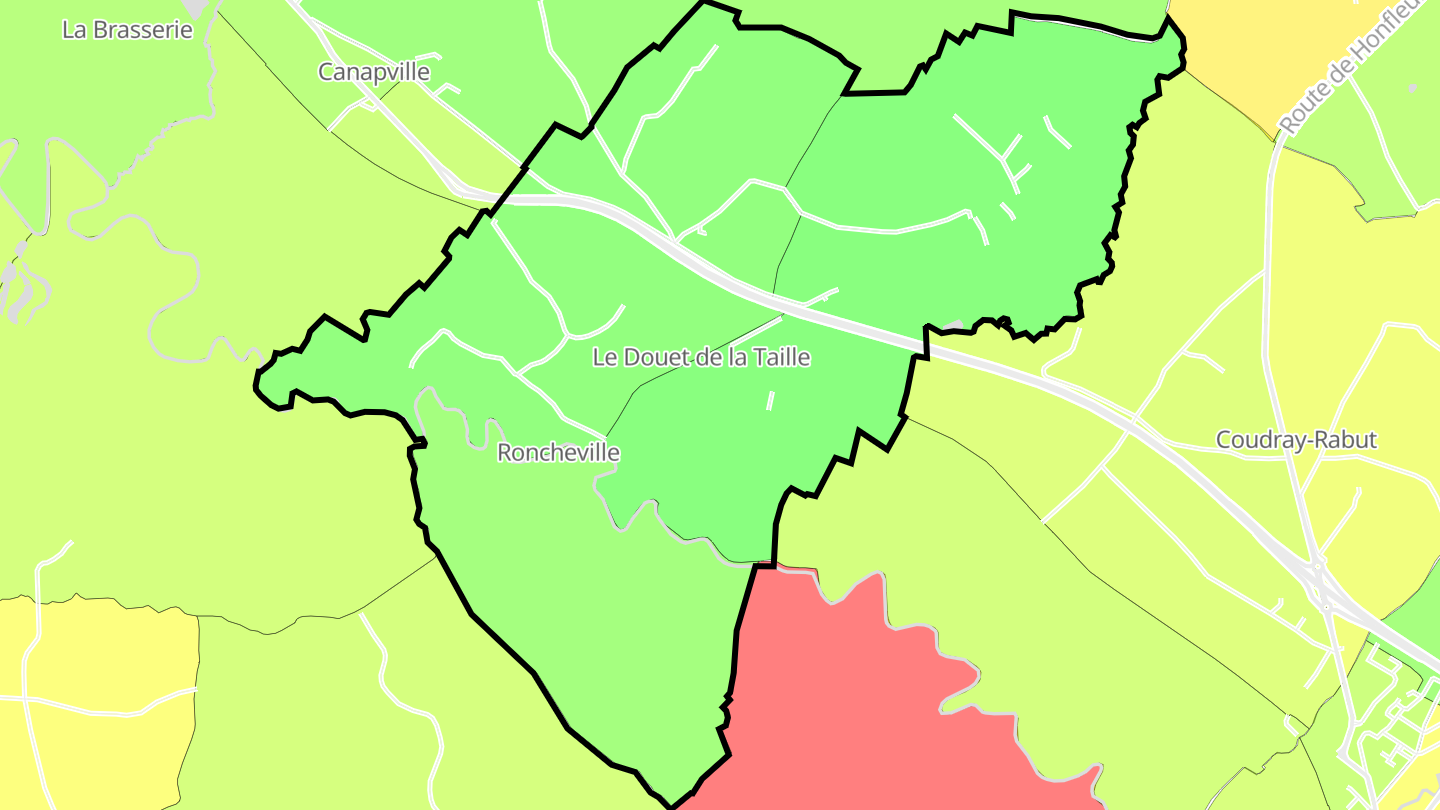 Carte des prix de l'immobilier Saint-Martin-aux-Chartrains