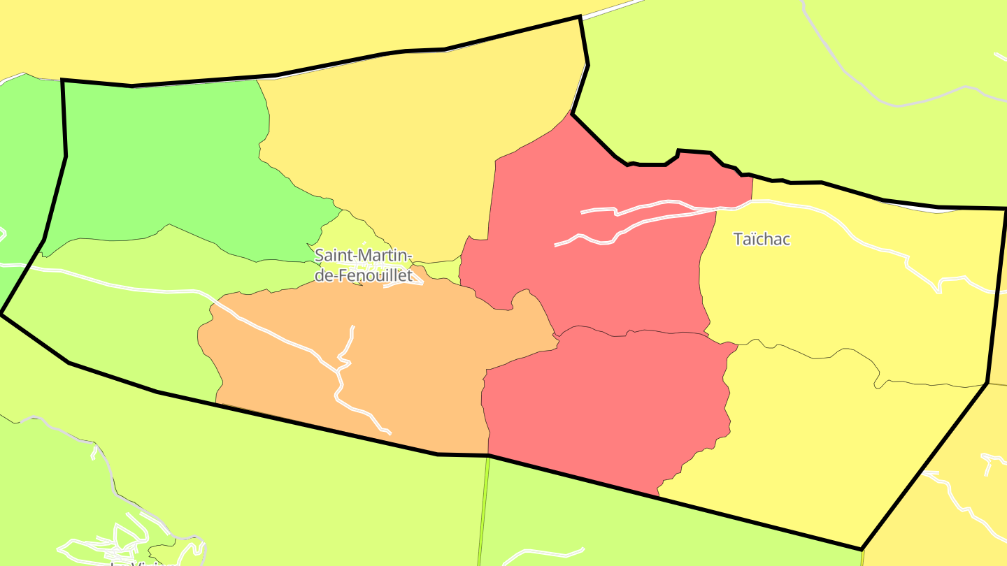 Carte des prix de l'immobilier Saint-Martin-de-Fenouillet