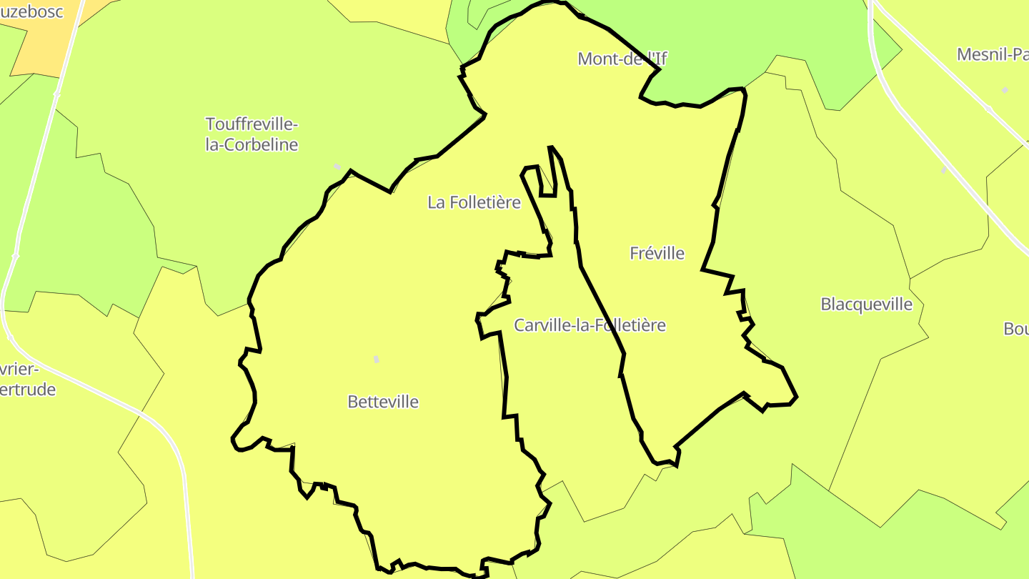 Carte des prix de l'immobilier Saint Martin de l'If