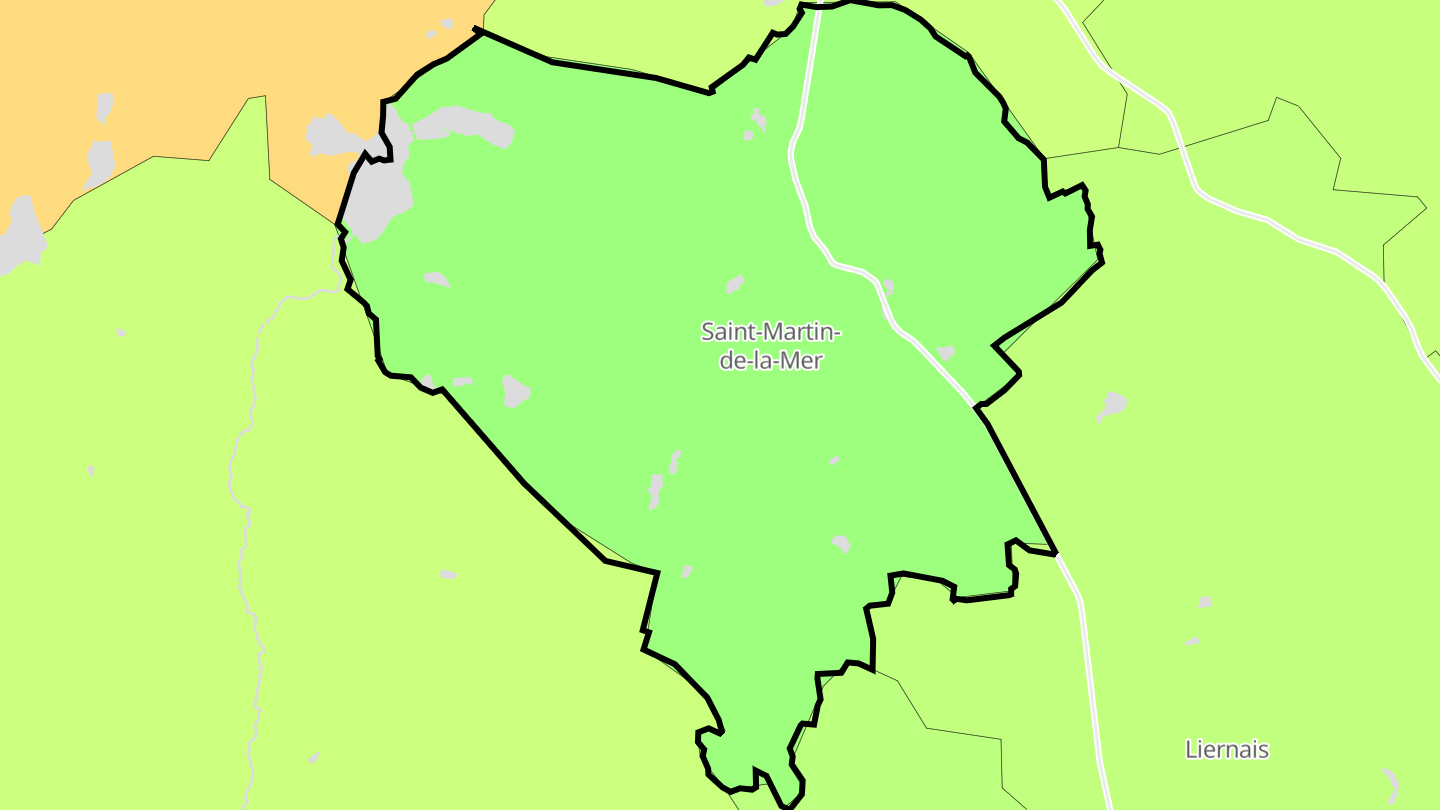 Carte des prix de l'immobilier Saint-Martin-de-la-Mer