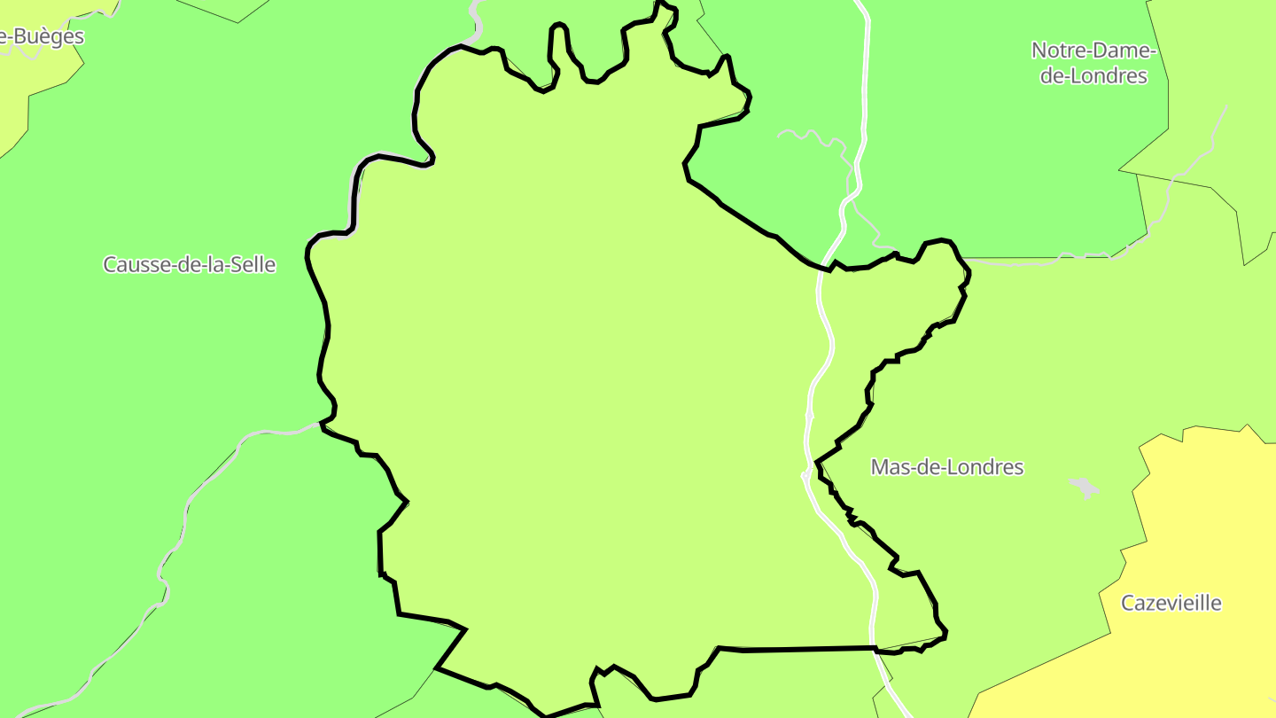Carte des prix de l'immobilier Saint-Martin-de-Londres