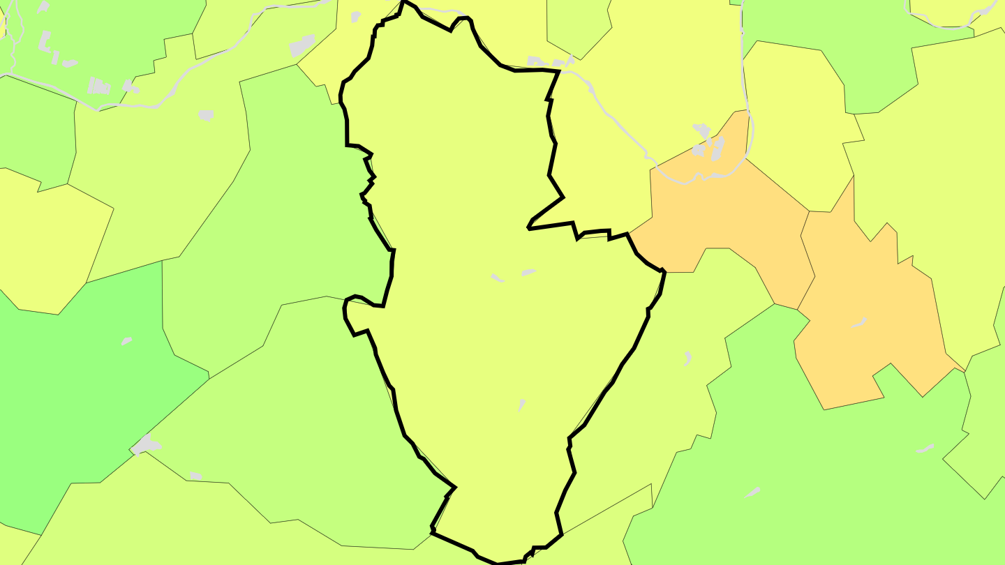 Carte des prix de l'immobilier Saint-Martin-des-Bois