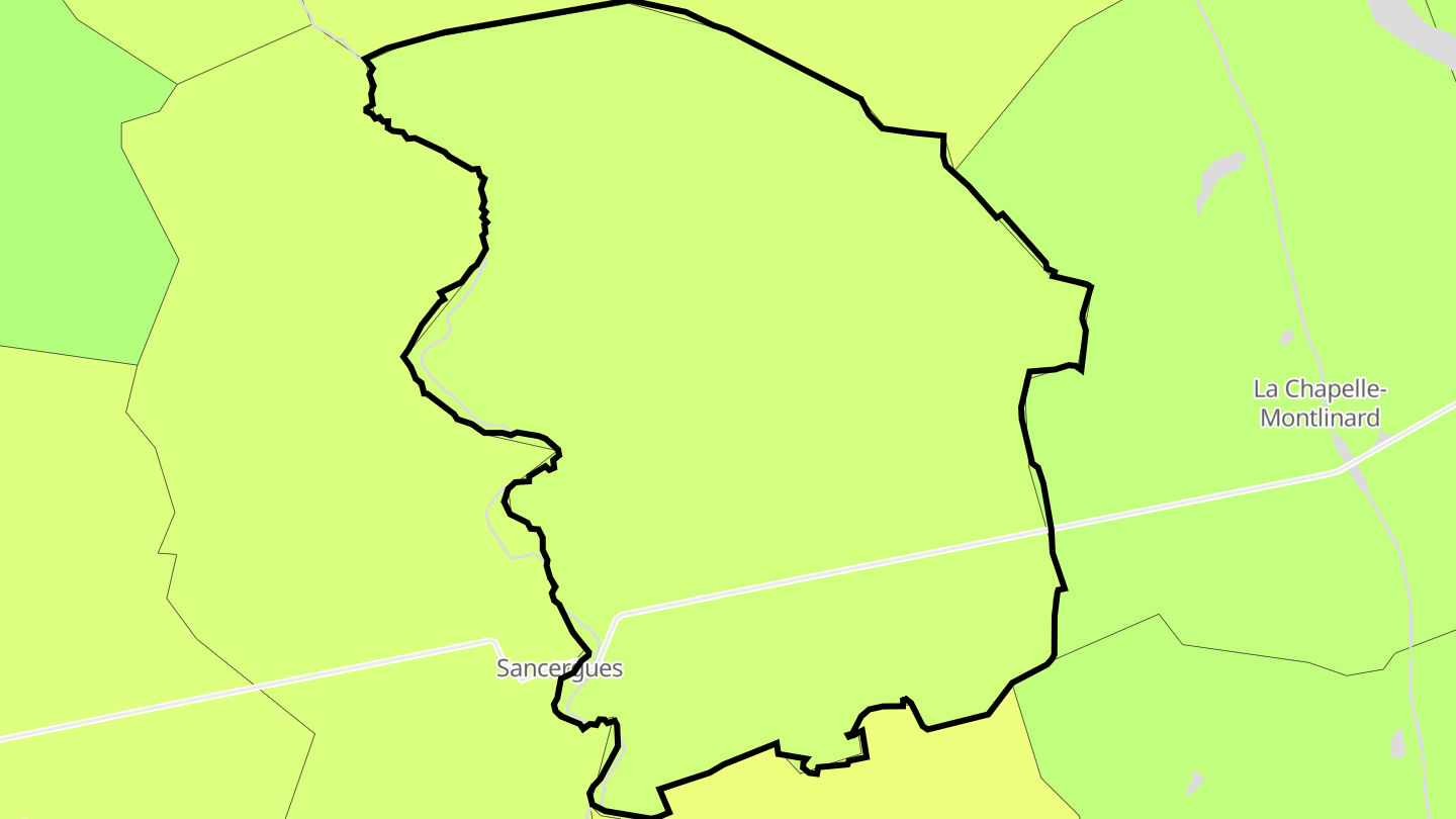 Carte des prix de l'immobilier Saint-Martin-des-Champs