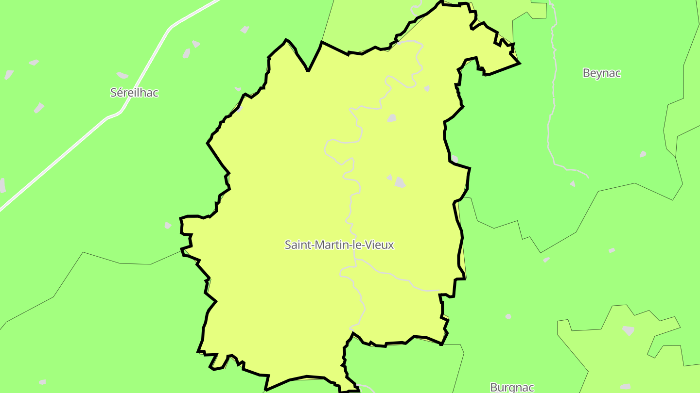 Carte des prix de l'immobilier Saint-Martin-le-Vieux