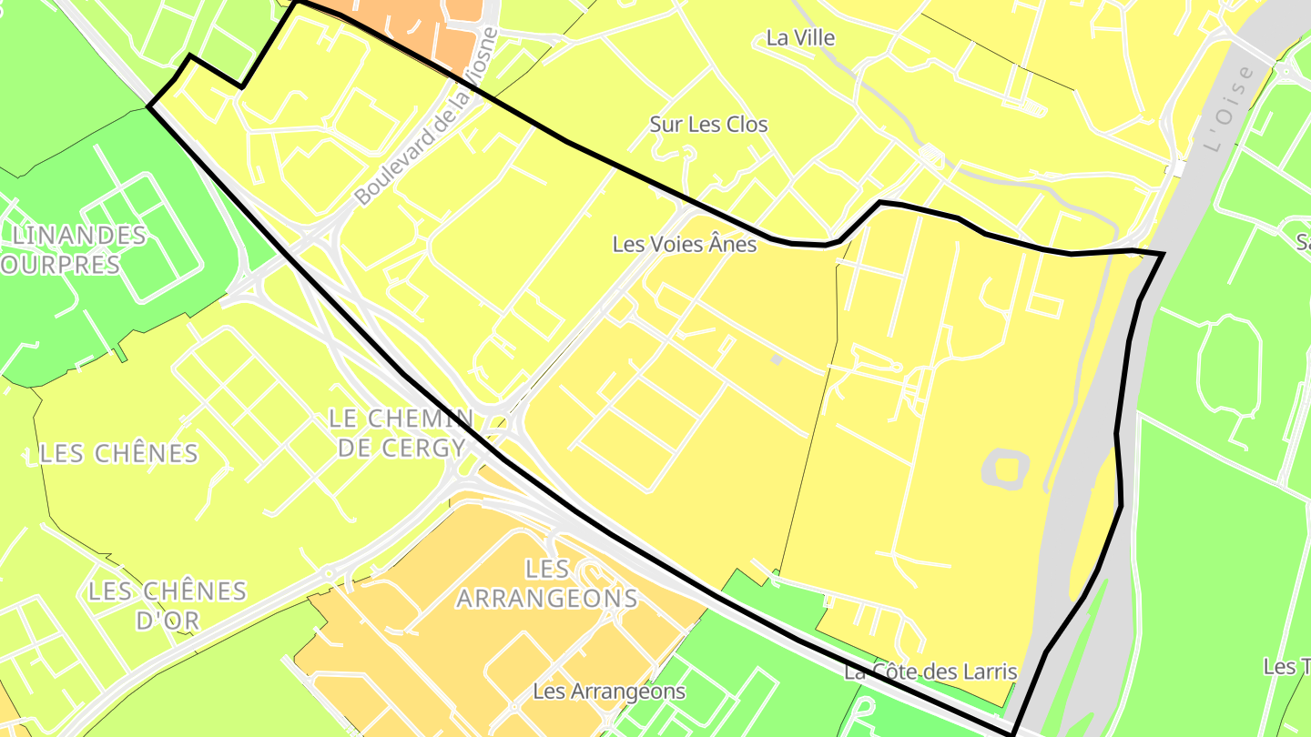 Carte des prix de l'immobilier Saint-Martin