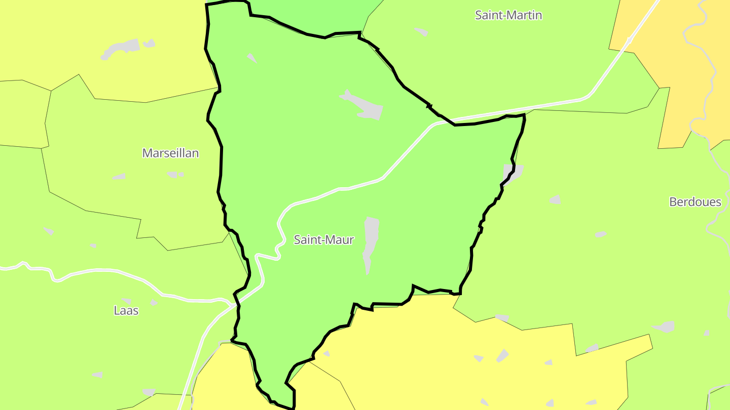 Carte des prix de l'immobilier Saint-Maur