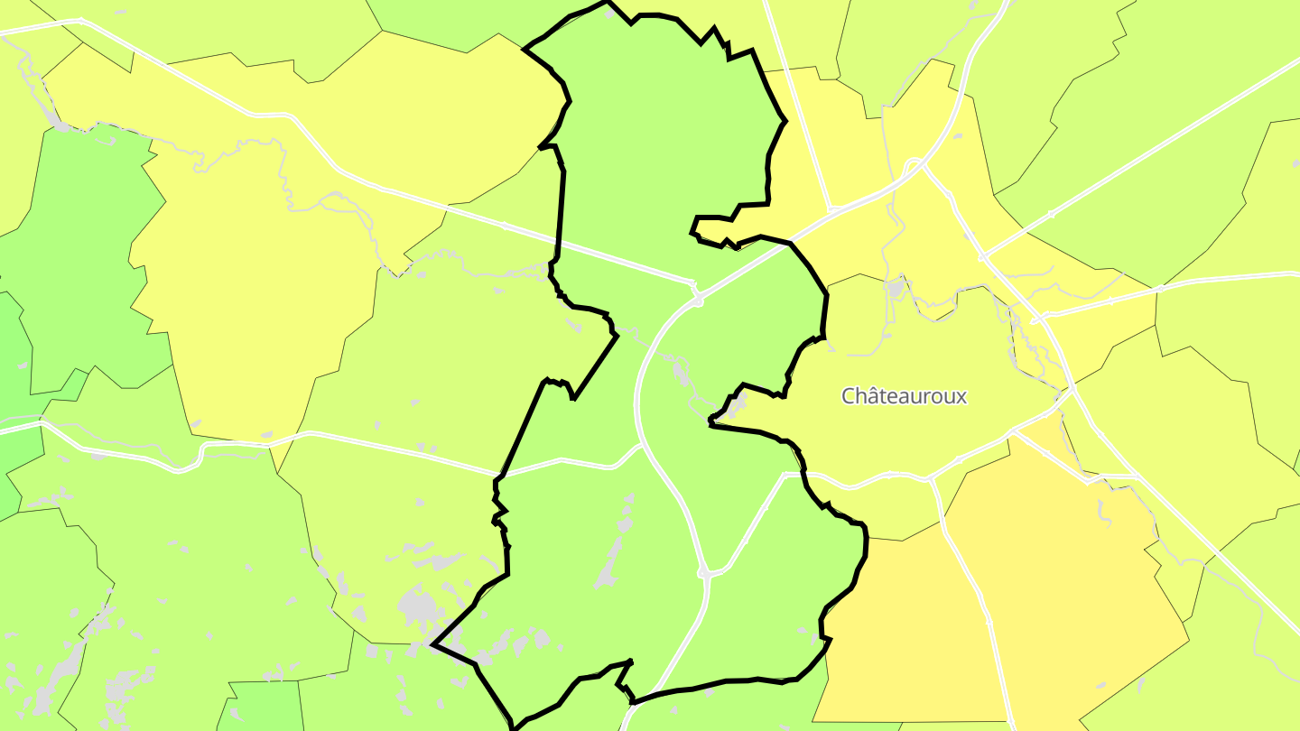 Carte des prix de l'immobilier Saint-Maur