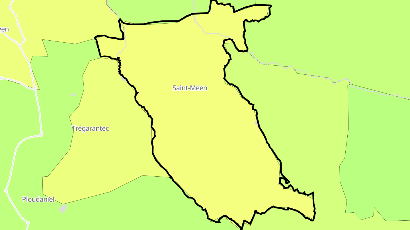 Carte des prix de l'immobilier Saint-Méen
