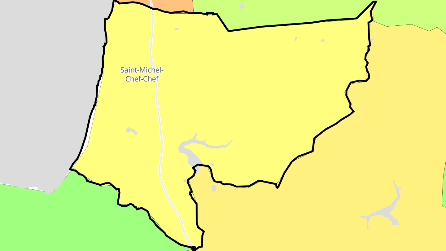 Carte des prix de l'immobilier Saint-Michel-Chef-Chef