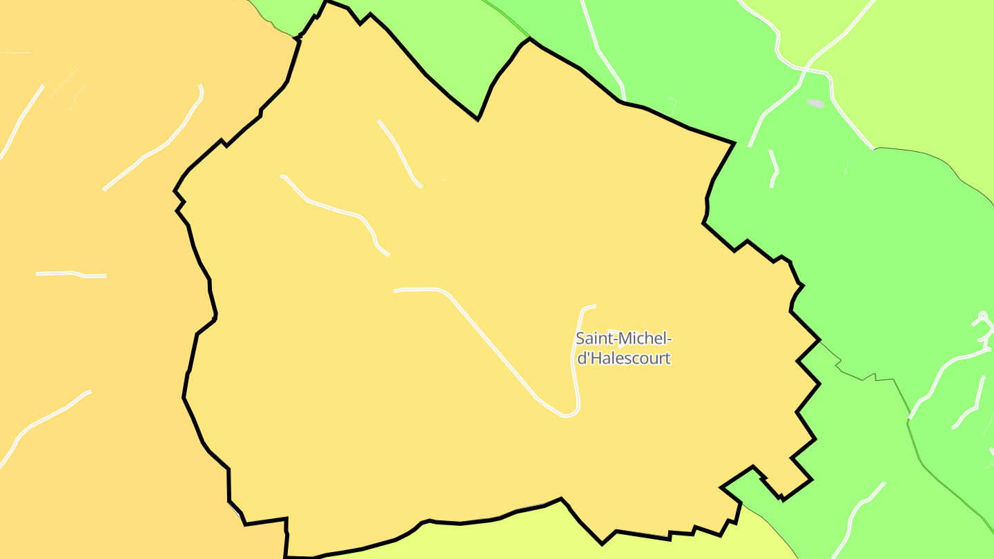 Carte des prix de l'immobilier Saint-Michel-d'Halescourt