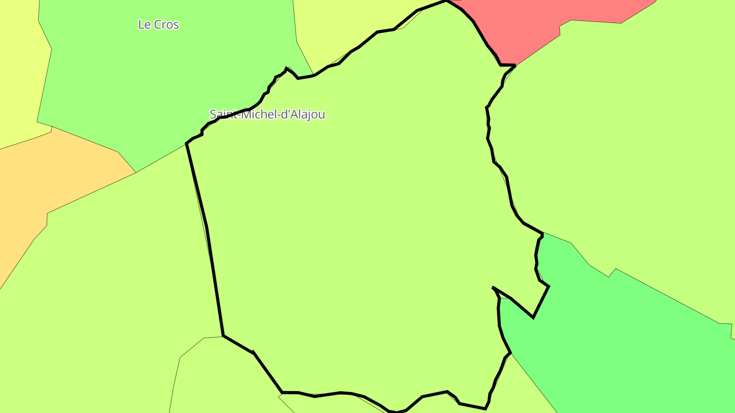 Carte des prix de l'immobilier Saint-Michel