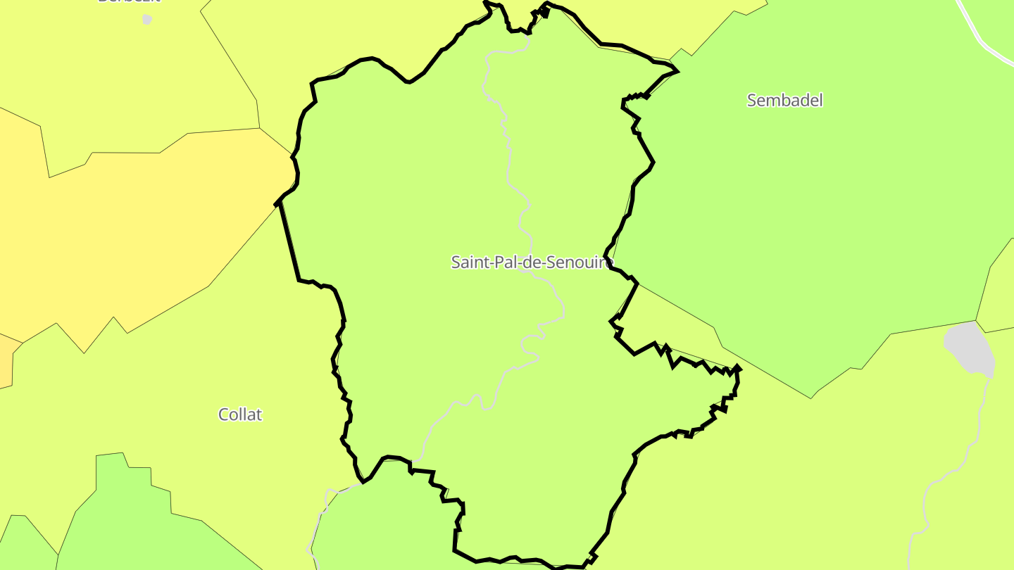 Carte des prix de l'immobilier Saint-Pal-de-Senouire