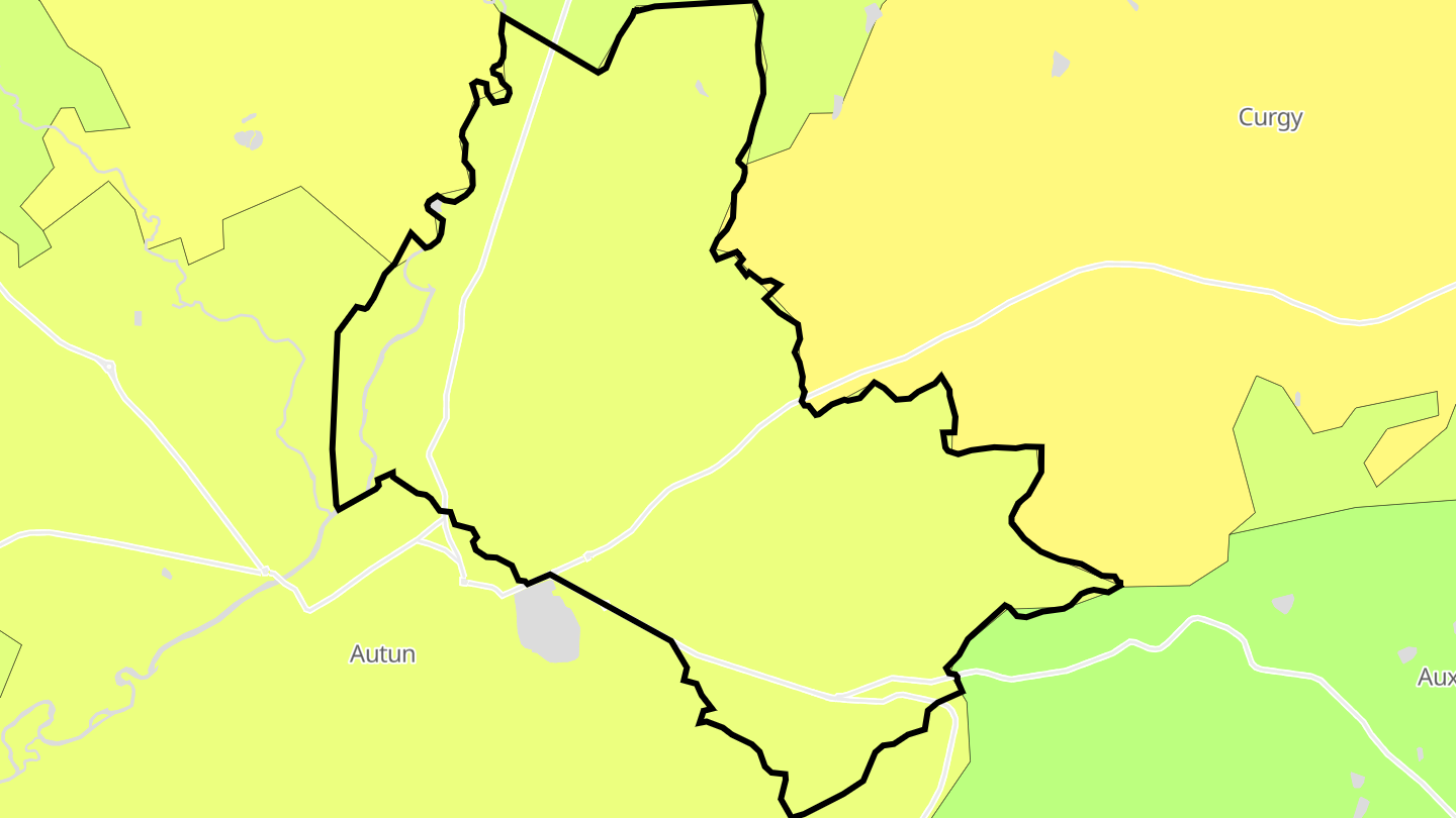 Carte des prix de l'immobilier Saint-Pantaléon