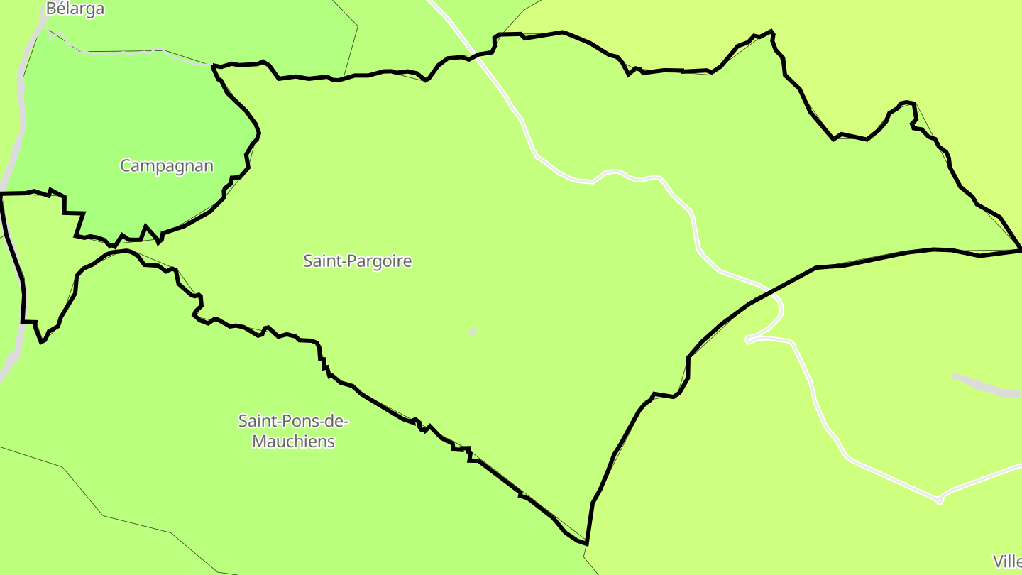 Carte des prix de l'immobilier Saint-Pargoire