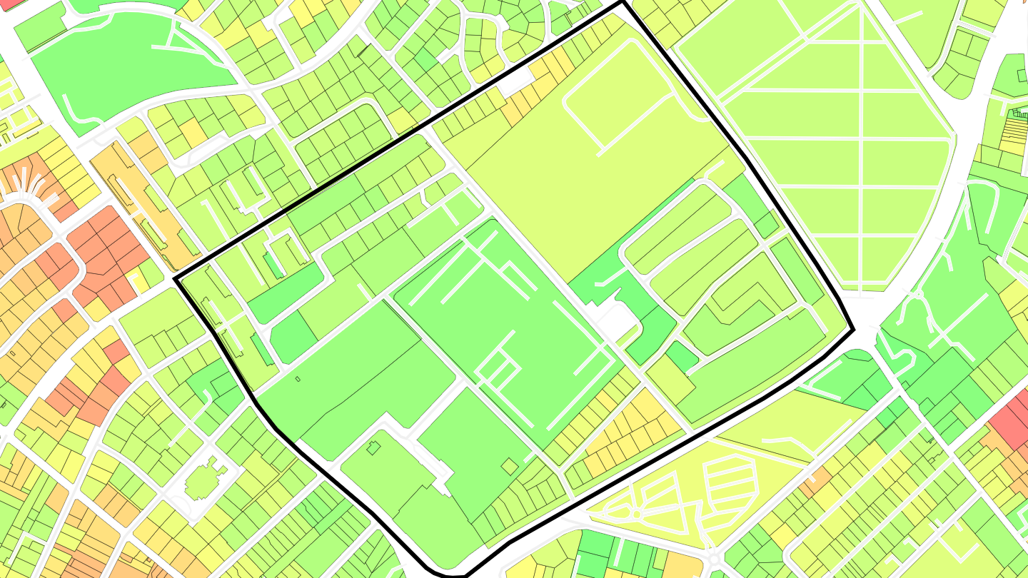 Carte des prix de l'immobilier Saint-Paul