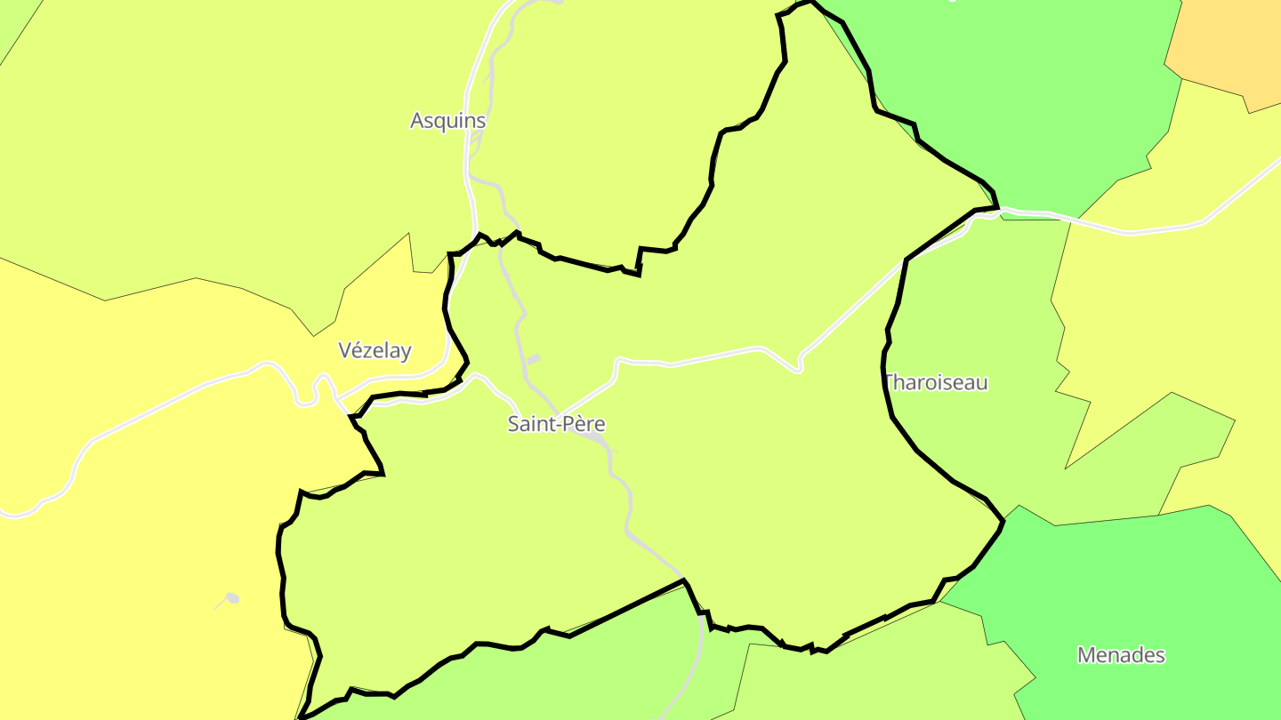 Carte des prix de l'immobilier Saint-Père
