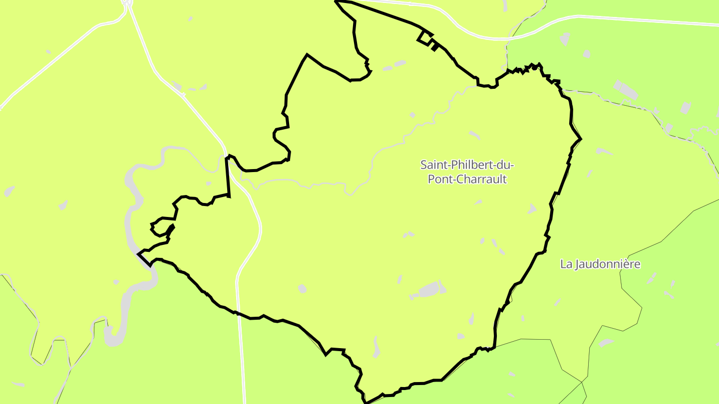 Carte des prix de l'immobilier Saint-Philbert-du-Pont-Charrault