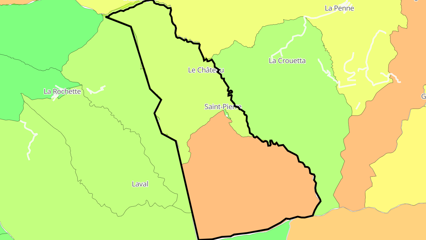Carte des prix de l'immobilier Saint-Pierre
