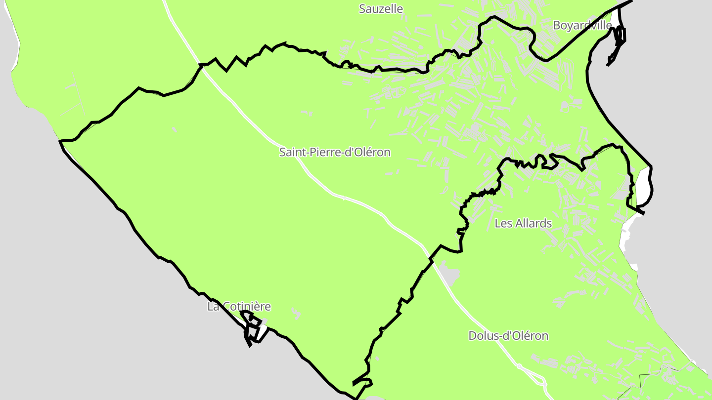 Carte des prix de l'immobilier Saint-Pierre-d'Oléron