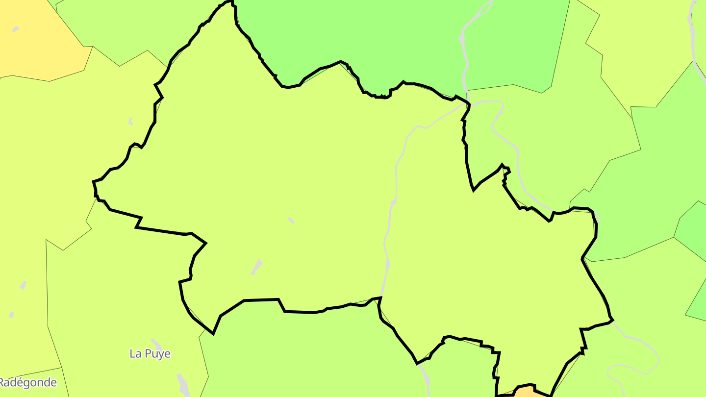 Carte des prix de l'immobilier Saint-Pierre-de-Maillé
