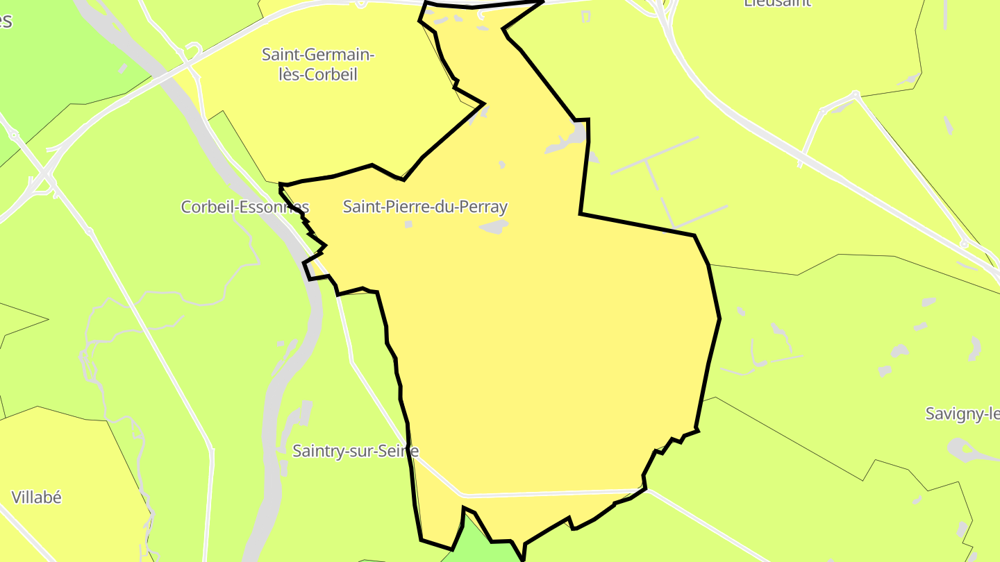 Carte des prix de l'immobilier Saint-Pierre-du-Perray