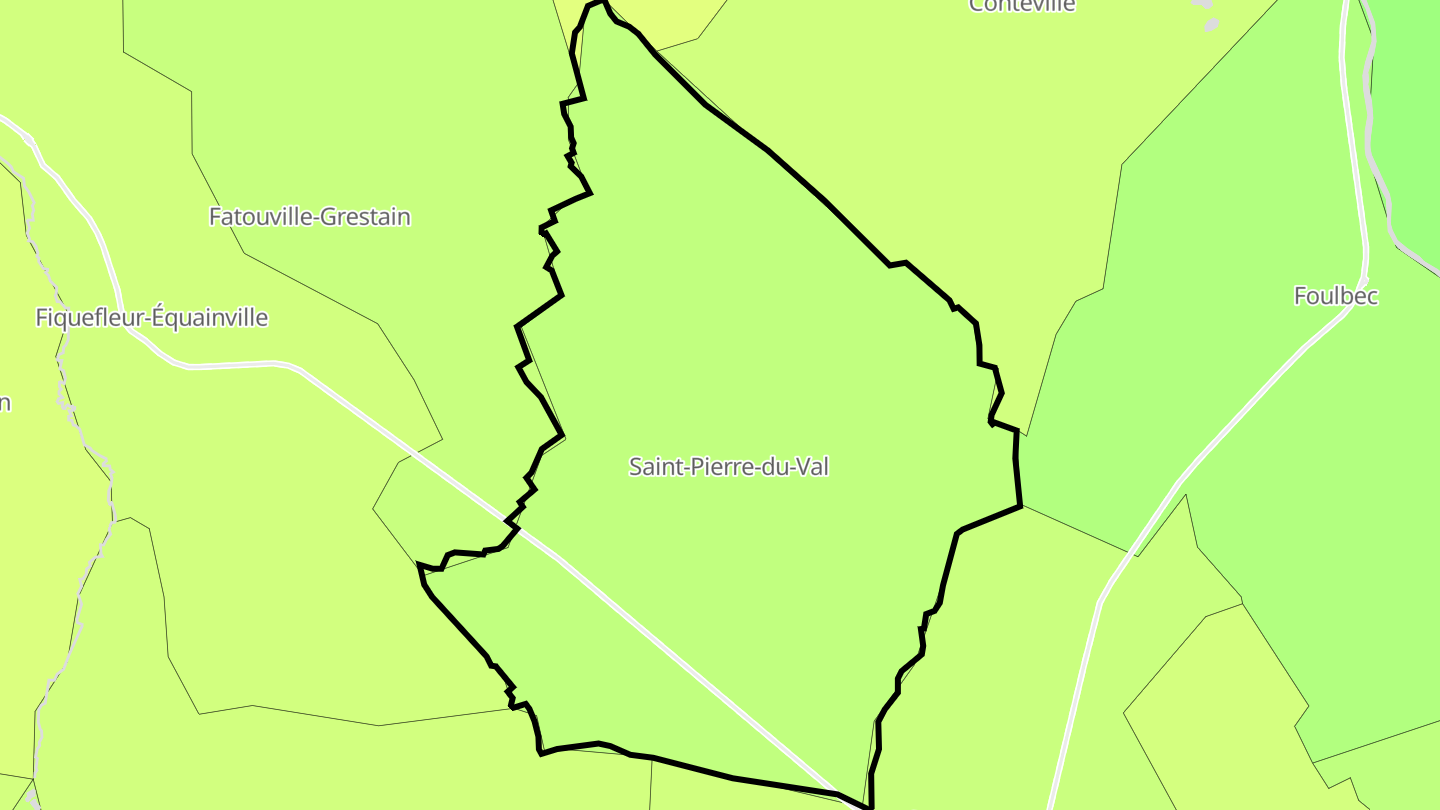 Carte des prix de l'immobilier Saint-Pierre-du-Val