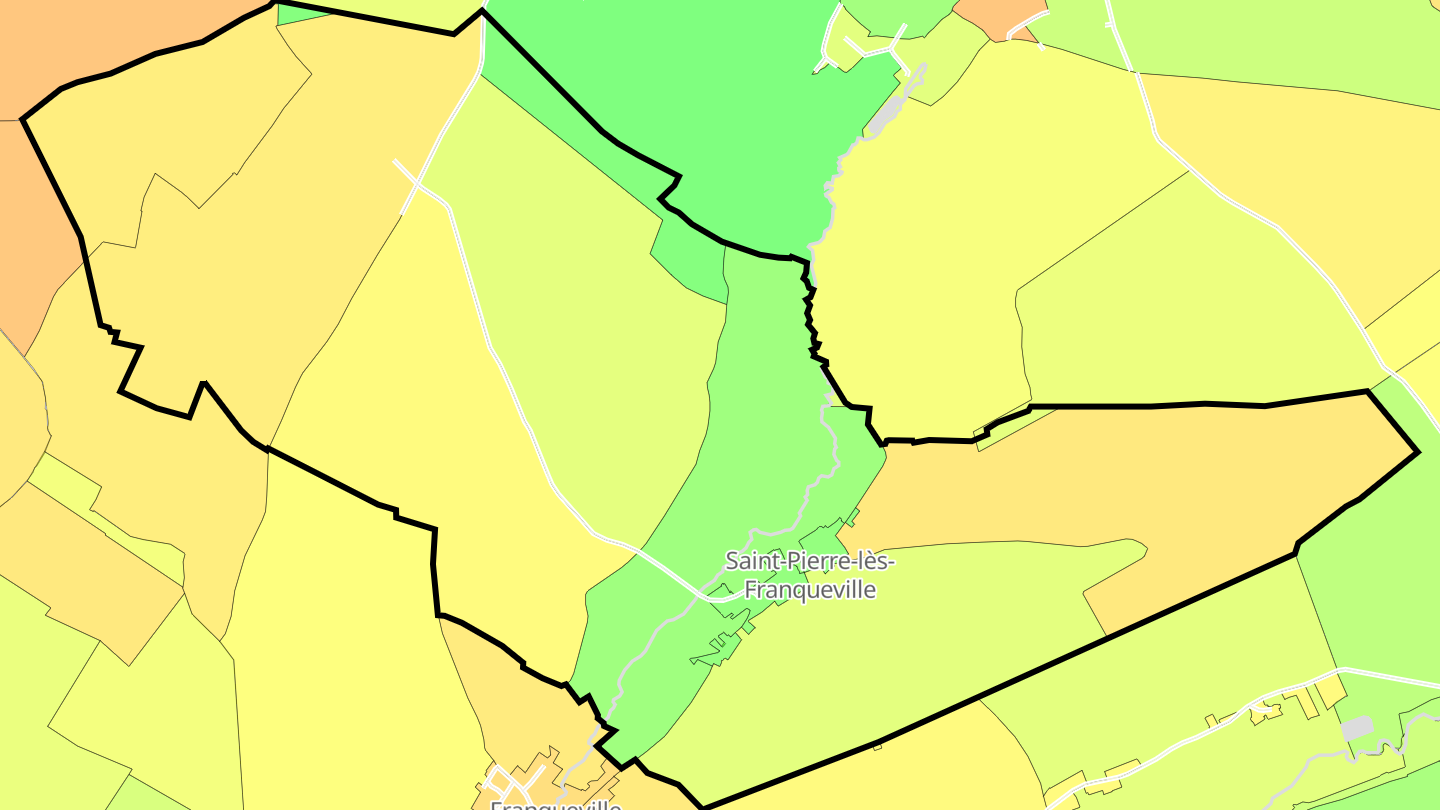 Carte des prix de l'immobilier Saint-Pierre-lès-Franqueville
