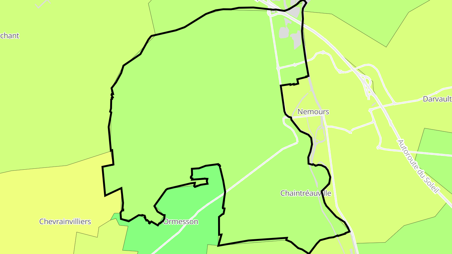 Carte des prix de l'immobilier Saint-Pierre-lès-Nemours