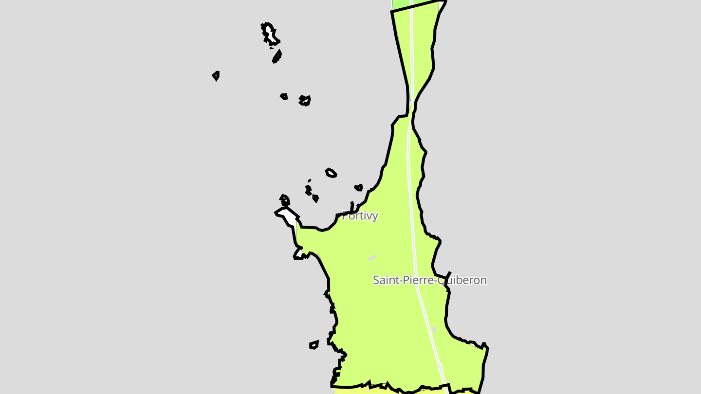 Carte des prix de l'immobilier Saint-Pierre-Quiberon